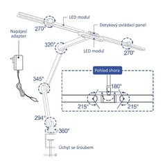 FK-6 LED stolní lampa