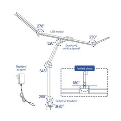 FK-7 LED stolní lampa