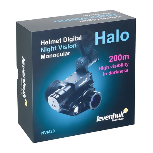LEVENHUK Halo NVM20 Helmet - Digitální monokulární dalekohled s nočním viděním
