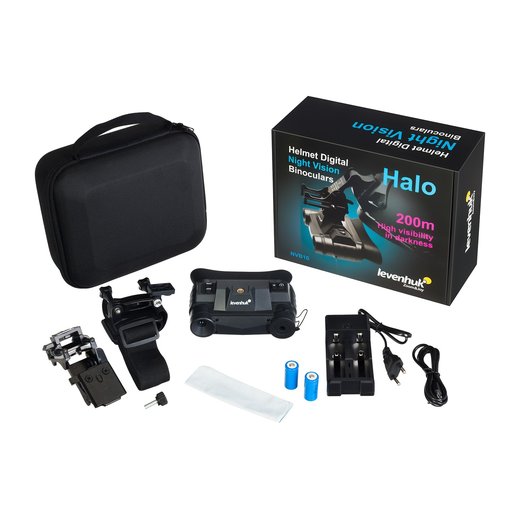 Levenhuk Halo NVB10 Helmet - Digitální binokulární dalekohled s nočním viděním
