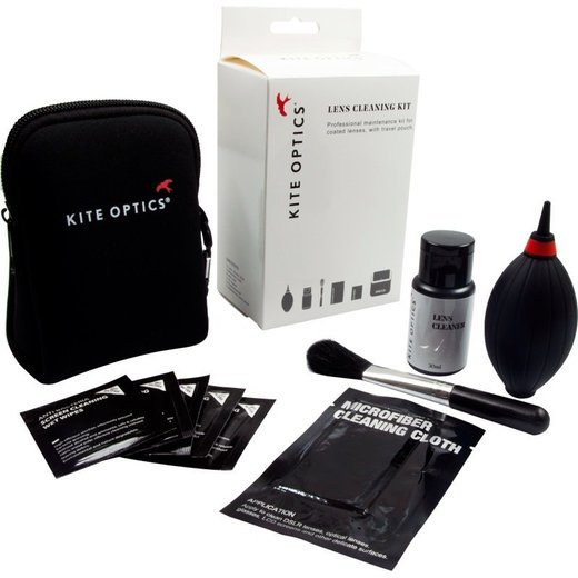 Kite lens cleaning kit