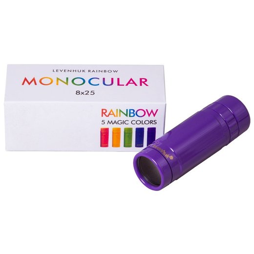 Monokulární dalekohled Levenhuk Rainbow 8x25 - amethyst