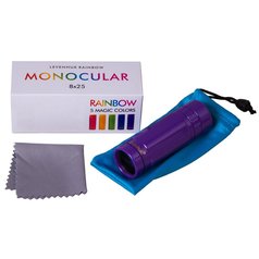 Monokulární dalekohled Levenhuk Rainbow 8x25 - amethyst